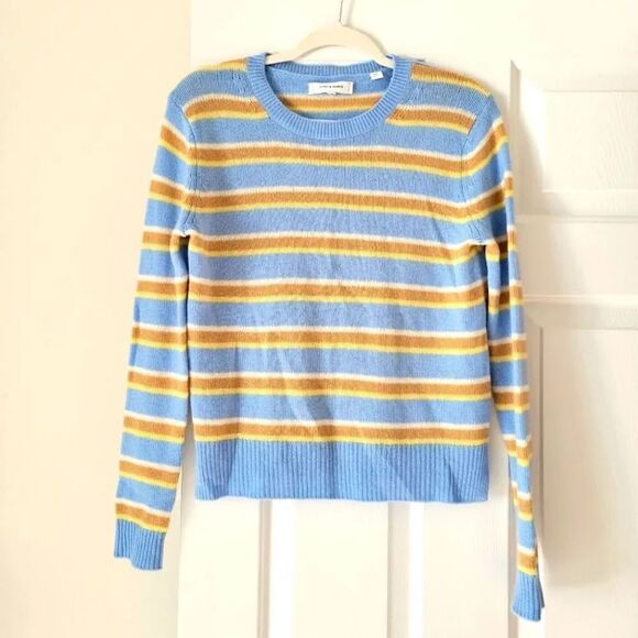 Chinti and Parker Jalisco Striped Wool & Cashmere Blend Sweater XS - Picture 2 of 8